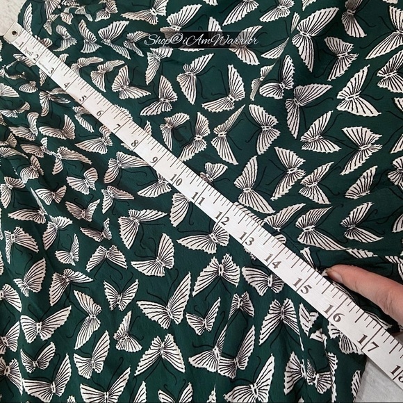 Anthropologie Maeve high waisted butterfly print wide leg pants *shop@iamwarrior - Picture 9 of 12